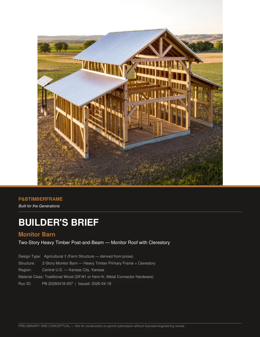 Post & Beam Brief